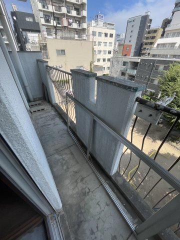 徳久マンションのバルコニー