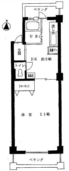 三富王子マンションの間取り