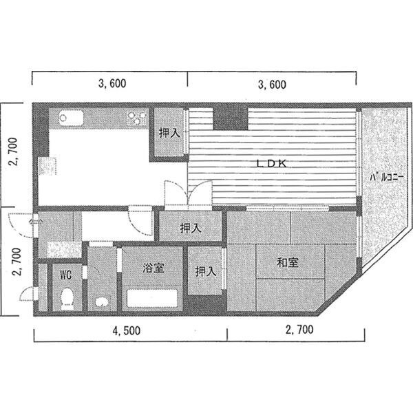 ライオンズマンション神戸元町第２の間取り