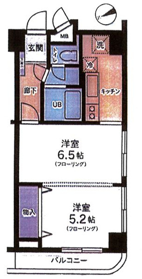 【間取り】 | コーポ下北沢