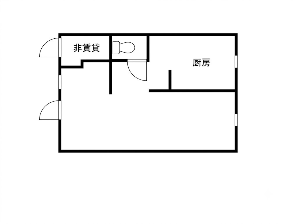 大正区南恩加島6丁目　貸店舗の間取り
