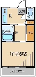 【間取り】 | 清水荘 | 間取りです。