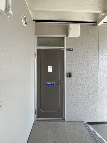 ハイツ松本の玄関