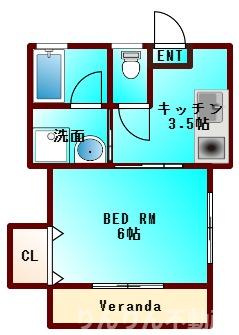 【間取り】 | ロイヤルハウスⅡ