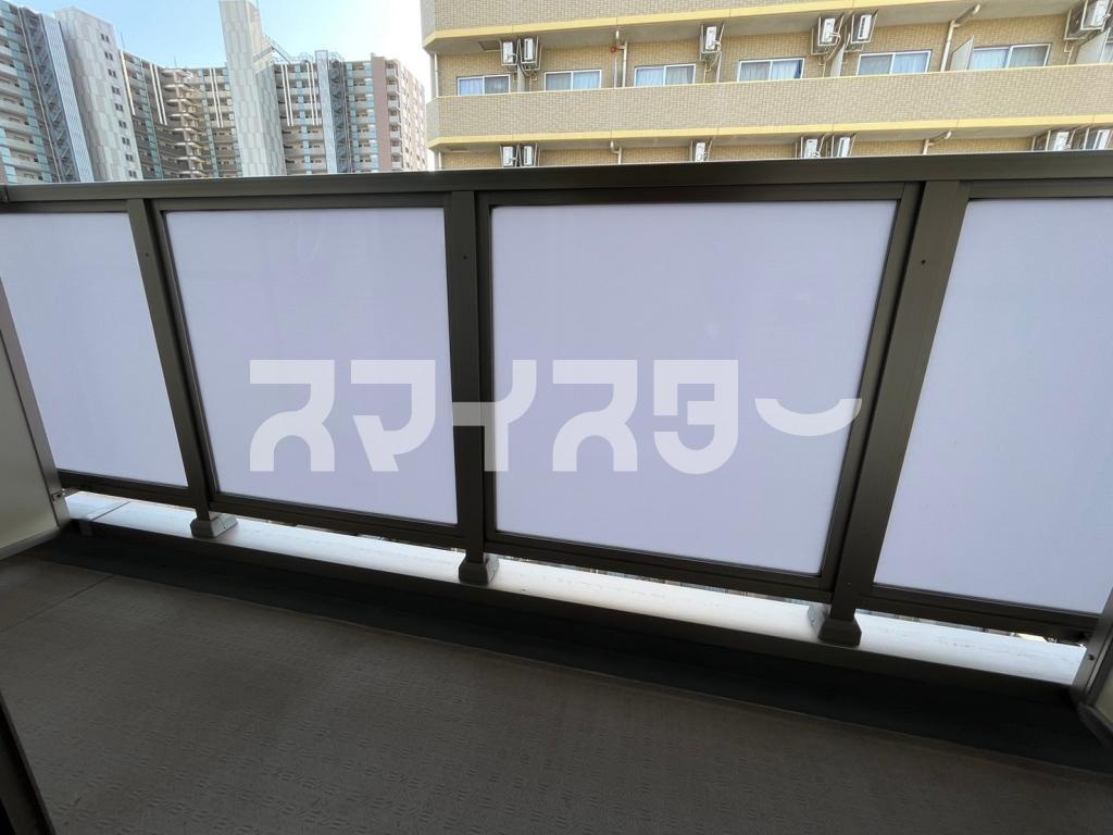 所沢市東町の賃貸マンションのバルコニー