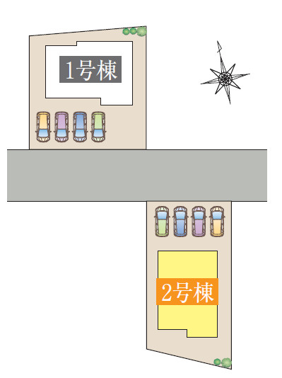 【区画図】 | タマタウン本宮荒井　2号棟