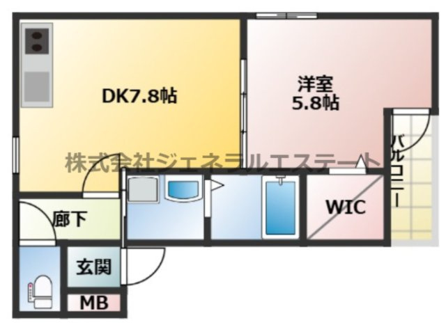 【間取り】 | フジパレス忍ケ丘Ⅰ番館
