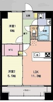 【間取り】 | グレイスコート練馬