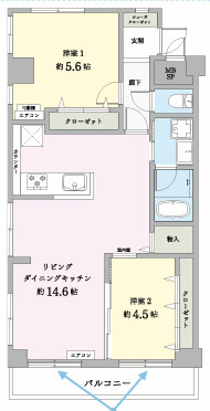 ニックハイム木場公園第5の間取り