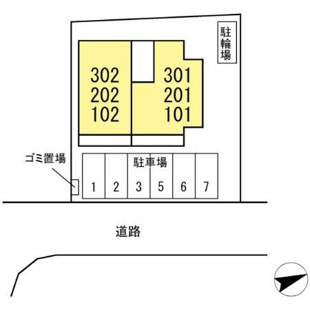 Irene(イレーネ)の区画図