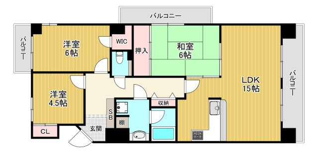 【間取り】 | パードレ関目