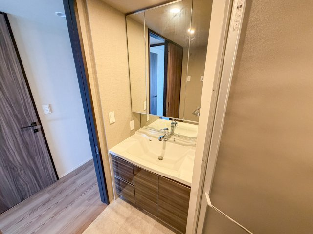 大阪市此花区西九条５丁目の賃貸マンションの洗面所