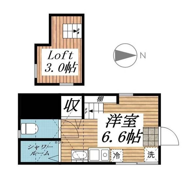 プレステージ椎名町の間取り