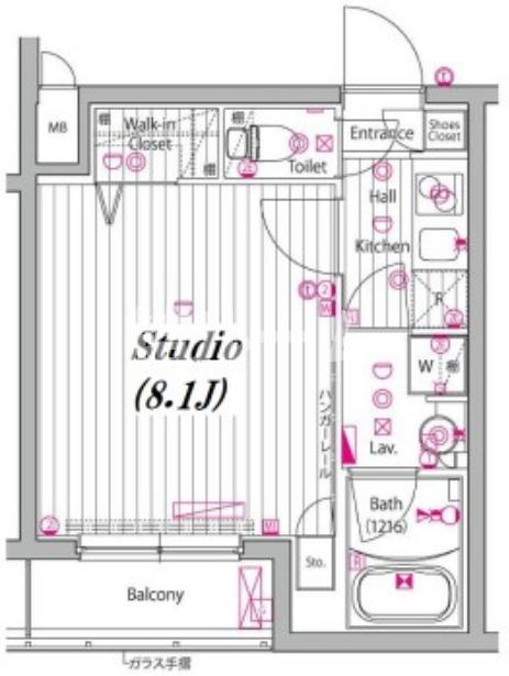 練馬区豊玉北４丁目の賃貸マンションの間取り