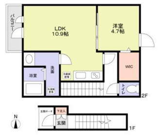 【間取り】 | サンハイム上野毛