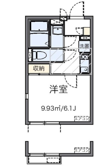 レオネクストアドラブール千寿の間取り