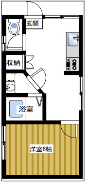 千鳥が丘ハイツの間取り