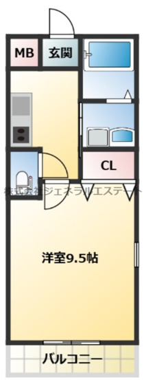 【間取り】 | フジパレス忍ケ丘Ⅰ番館