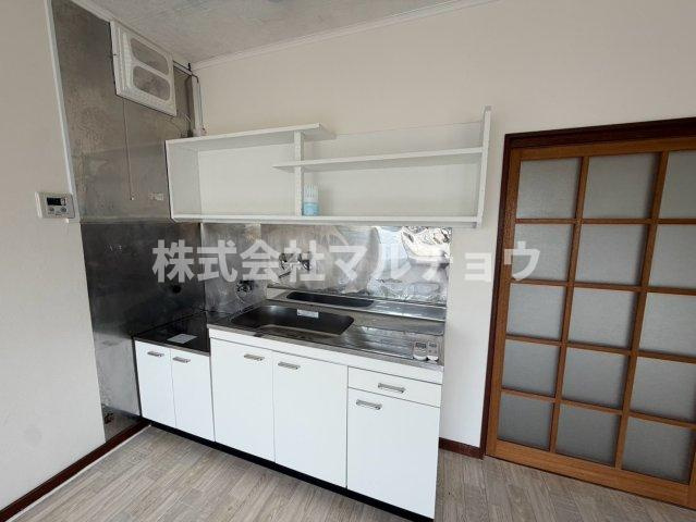 文里ハイツのキッチン|使いやすいキッチンです