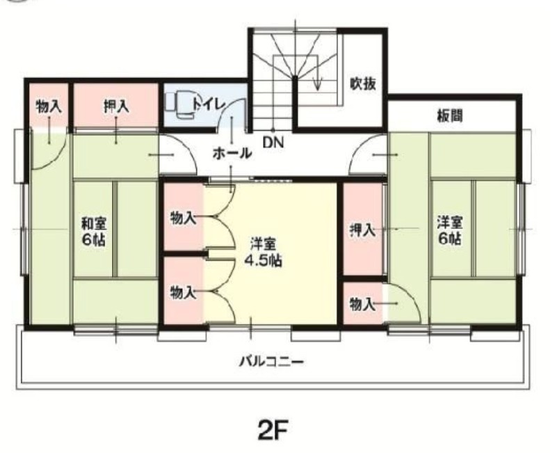 小山市間々田　中古戸建の間取り