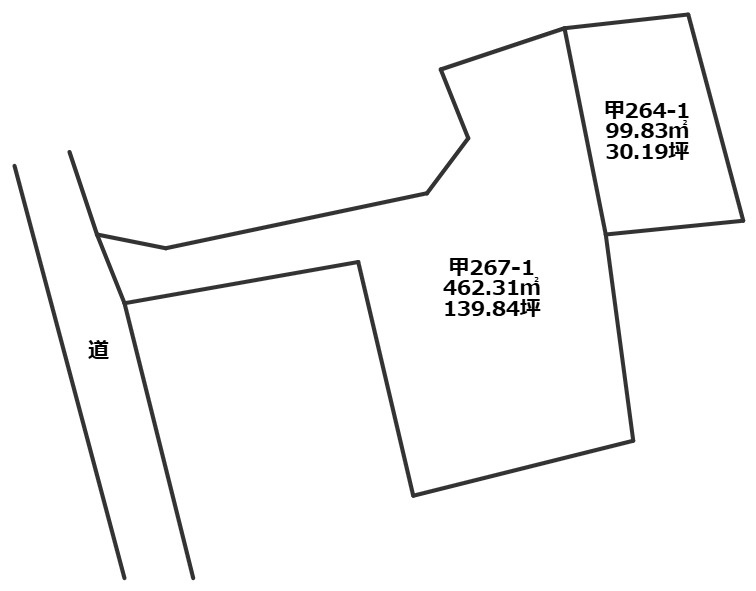 筑西市甲土地　約170坪