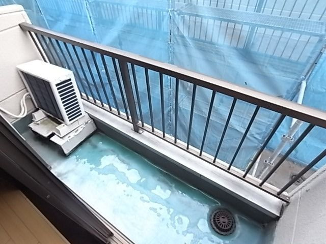 細谷ハイムBのバルコニー