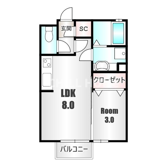 Floral Nakajima Ⅱの間取り|当社、チルホームのHPもご覧ください(^^)/物件情報多数♪