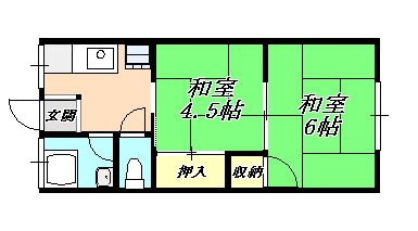グリーンハイツ垂水の間取り