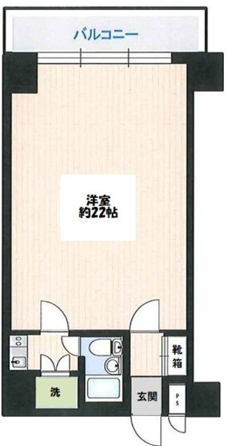 千代田区五番町の事務所の間取り