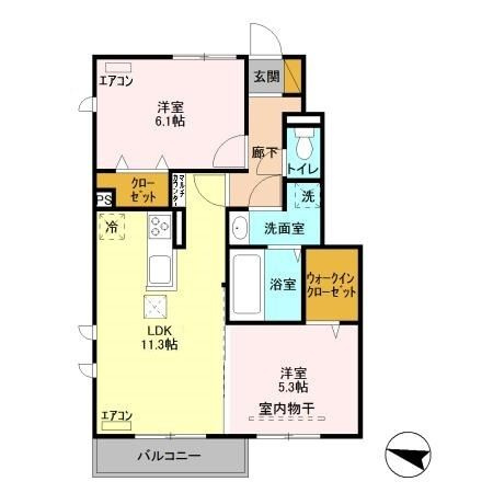サンフローラの間取り