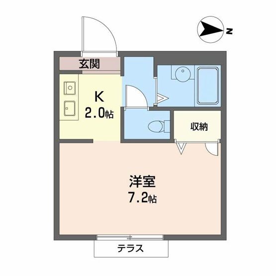 【間取り】 | メゾンド ヴェールF