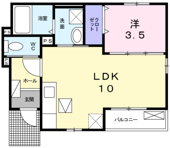ローズカーサの間取り