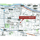 プラウドフラット神楽坂Ⅱの地図|★地図★
