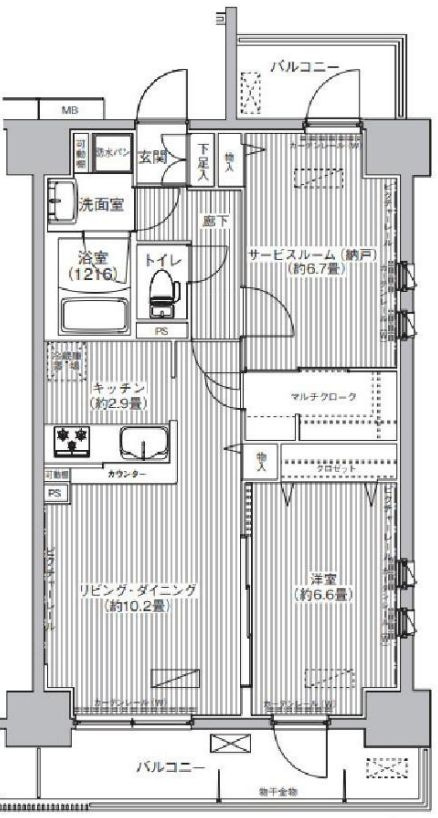 ウィステミラ西船橋の間取り