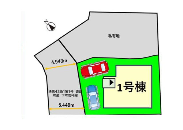 糟屋郡篠栗町中央5丁目第4-1棟（1号棟）の間取り