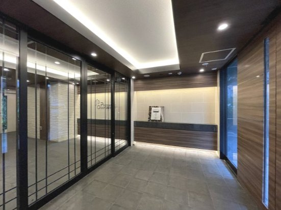 名古屋市中区錦３丁目の賃貸マンションのエントランス