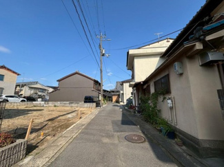 【前面道路含む現地写真】 | 右京区西京極東衣手町　建築条件付