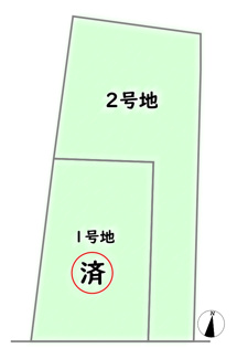 【区画図】 | 右京区西京極東衣手町　建築条件付 | 《区画図》