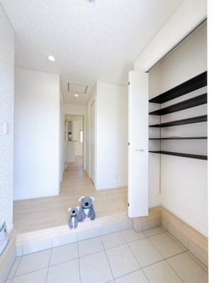 【玄関】 | 前橋市青柳町　平屋　新築住宅