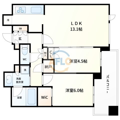 シティタワー大阪本町の間取り|シティタワー大阪本町　間取り