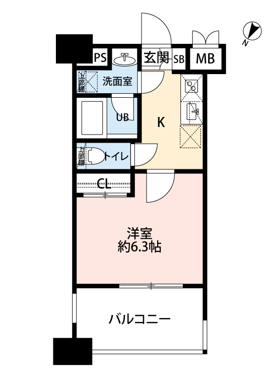 ラ・シック　サヴォイ　12階の間取り