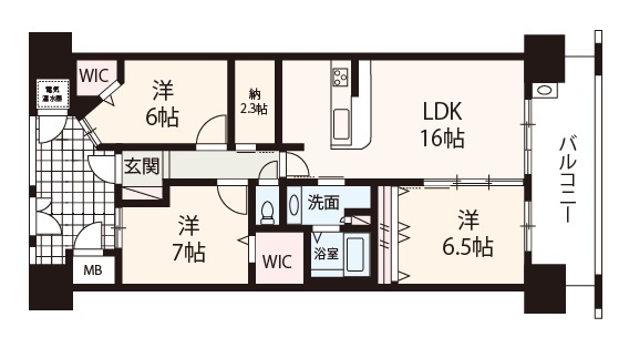 【間取り】 | ディーレスティア堺・光明池 | 14階部分の南西向き！ゆったり暮らせる3LDKリフォーム物件。環境に優しいオール電化！専用ポーチ有り。