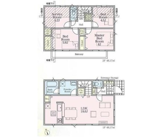 【間取り】 | 東大和市奈良橋6丁目/新築戸建て　全5棟