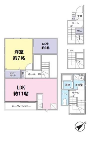 ベッラ　グリチネの間取り