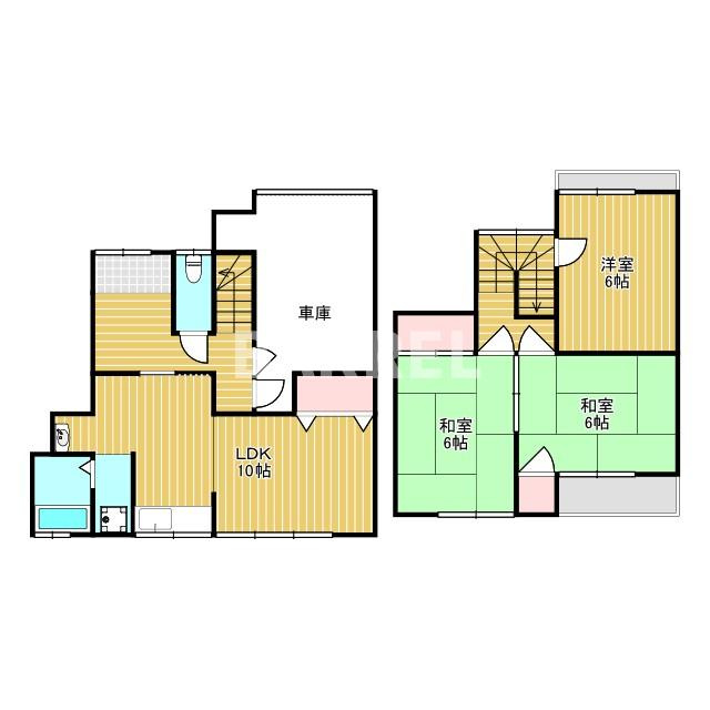 東泉丘1丁目戸建の間取り