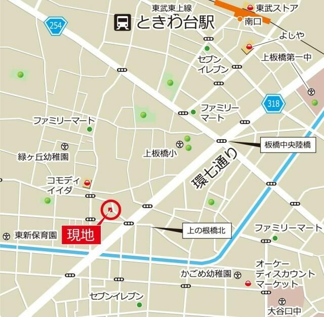 Ｐａｒｋ　Ｇｒａｎ　常盤台の周辺