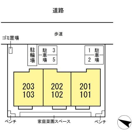 ビエントの区画図