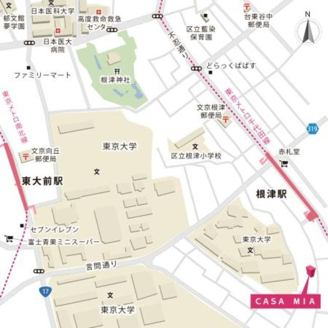 ＣＡＳＡ　ＭＩＡの地図