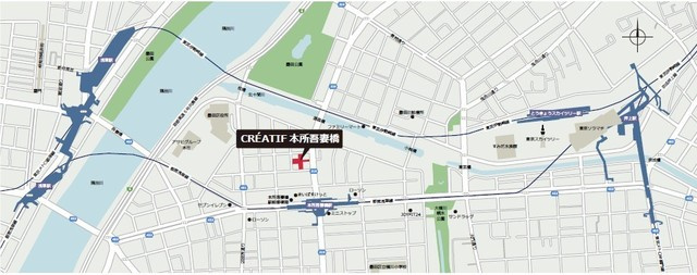 ＣＲＥＡＴＩＦ本所吾妻橋の地図