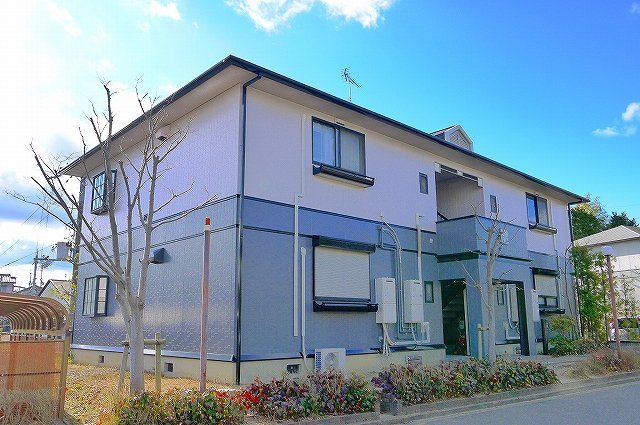 サンビレッジ学園前東坂　G棟の外観|落ち着いた雰囲気の外観です